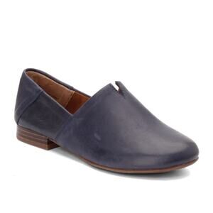BOC 'Suree' Women's 10 WIDE Navy Blue Slip On Loafer Smooth Nubuck Comfort Shoe